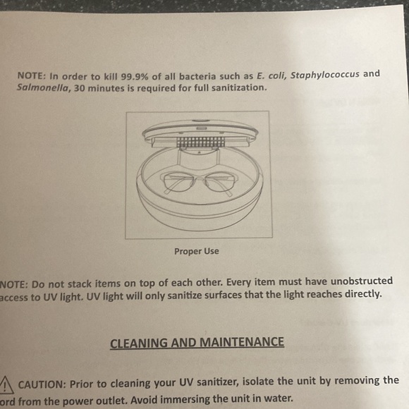 Sienna Lux Personal UV Sanitizer SUC-1708 - Picture 4 of 7